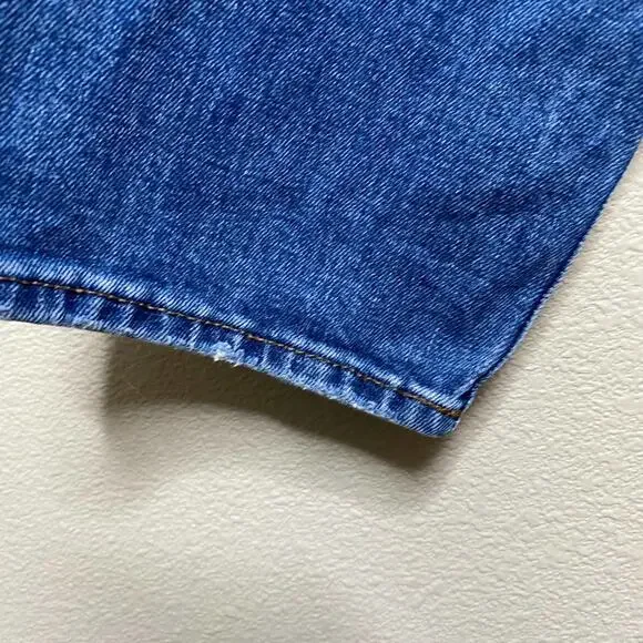 Madewell The High Rise Slim Crop Boyjean Denim Jeans Medium Wash Size 28 - Picture 7 of 11